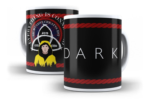 Caneca Dark Netflix Jonas Tudo Esta Conectado Sic Mundos