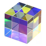 Cubo De Dispersión Rgb Dicróico Prisma De Cristal 2 Cm 