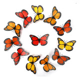 Hommtina 40 Piezas Decoraciones De Mariposas Monarca Para Ma