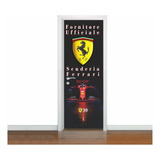 Adesivo Decorativo De Porta Fórmula 1 Ferrari F1 Fornitoria