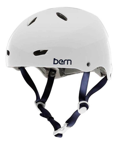 Casco Bicicleta Ciclismo Rollers Skate Bern Brighton Color Blanco Talle L