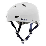 Casco Bicicleta Ciclismo Rollers Skate Bern Brighton Color Blanco Talle L