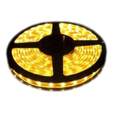 Tira Led Amarillo 5050 Exterior 5mts  Led De Alto Brillo.