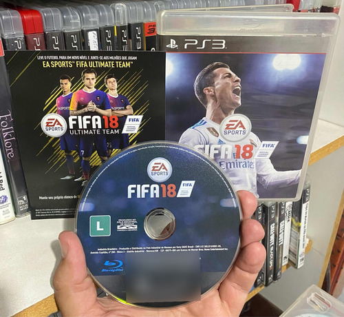 Fifa 18 Dublado Em Português Brasil Ps3 Original Físico !!