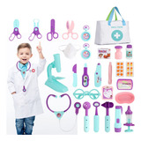 Set Juguetes Medico Doctor Infantil Con Luz Y Sonido 29 Pzs