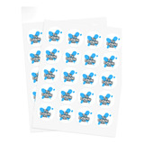 90 Stickers De 5 Cm Semicorte / Troqueladas Personalizadas