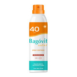 Protector Solar Spray Continuo Fps 40 Bagovit X 170 Ml