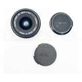 Canon Lens Fd 28mm F:2.8 Tapas Grabadas Orig. C/nuevo Ver