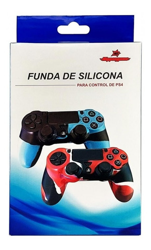 Funda Joystick Ps4 + Grips Camuflada Ade Ramos