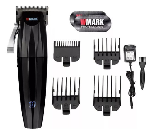 Maquina De Cortar Cabelo Wmark Ng 222 Prata Profissional