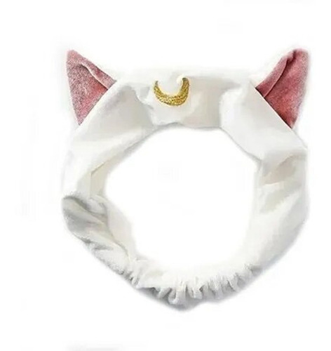 Sailor Moon - Liga Diadema Gato Neko Luna Artemis Blanco