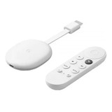 Chromecast 4ta Generación Google Tv Hd Blanco Control Remoto