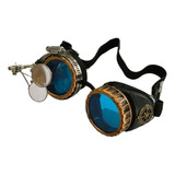 Steampunk Retro Glasses Magnifier Props Goggles