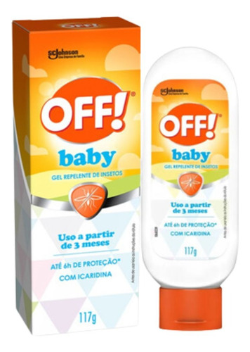 Repelente Insetos Gel Bebês Crianças 117g Off Baby