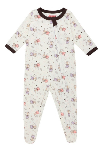 Pijama Bebé Niña Estampada Enteriza Bunny