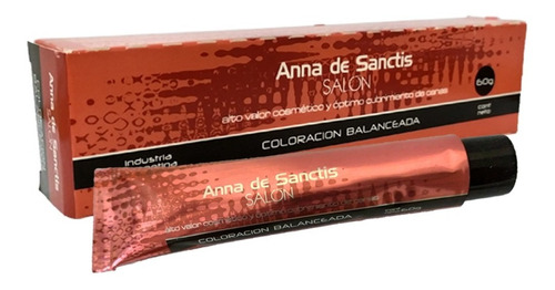 Promo 15 Tinturas Anna De Sanctis 60g Coloracion Peluqueria