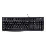 Teclado Com Fio Usb Logitech K120 Com Layout Abnt2 Preto