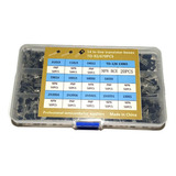Caja De Kit De Surtido De Transistores De 670 Piezas Con