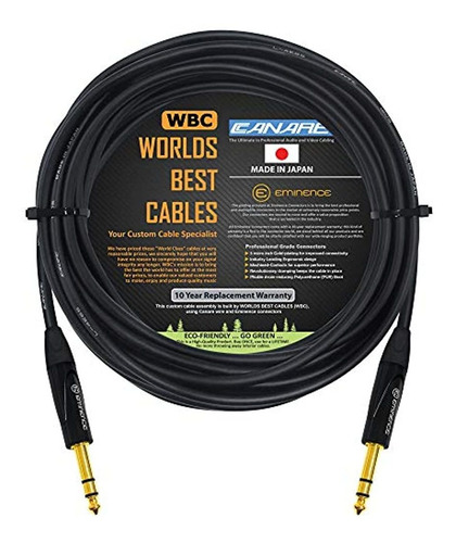 Cable Con Conectores Estéreo 18 Pies
