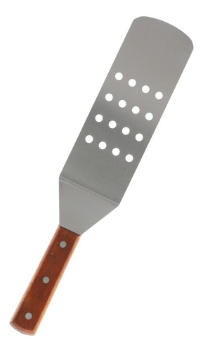 Espátula Plancheta Gastronomica Bifera Acero Inox M/madera