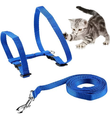 Arnes Para Gatos Ajustable Correa Anti Escape Arnes Gato