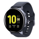 Samsung Galaxy Watch Active2 (bluetooth) 1.2  Caja 40mm De  Aluminio Aqua Black, Malla  Aqua Black De  Fluoroelastómero Sm-r830