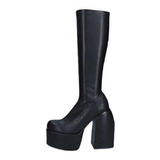 Zapatos De Plataforma Sqy Negras Tacones Botas Para Dama