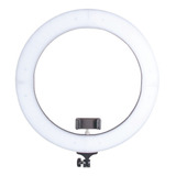 Luminador Led Ring Light 18 80w 48cm+tripe 448 Leds Forte Cor Da Estrutura Preto Cor Da Luz Branco-quente 110v/220v