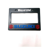 Porta Placa Moto Universal Placa Grande Suzuki 