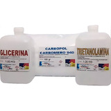 Carbopol 250gr Trietanolamina 1k Glicerina 1k / 100 Lt D Gel