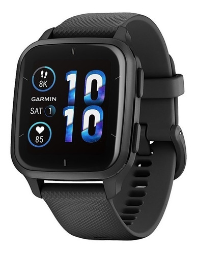 Relógio Smartwatch Garmin Venu Sq 2 Music - Black Slate 