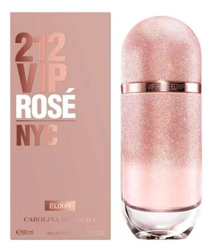 Perfume 212 Vip Rose Elixir Carolina Herrera Edparfum X 80ml