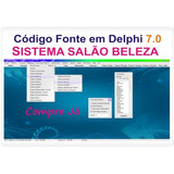 Código Fonte Em Delphi7 Sistema Salão De Beleza + Agenda