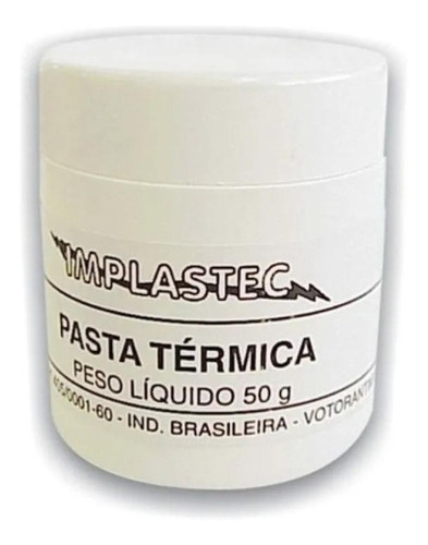 Pasta Termica Implastec 50g P/ Computador Ps3 Ps2 Xbox 360