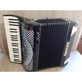 Acordeon Sanfona Scandalli 120 Baixos 4/5 Serie Melhor Época