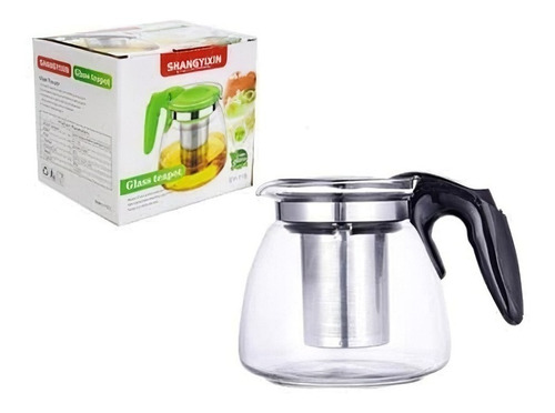 Tetera De Vidrio Con Infusor De Acero Inoxidable 900ml