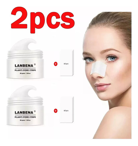 2 Mascarilla Nasal Removedora De Puntos Negros Con Forma De