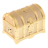 Metal Treasure Chest Jewelry Storage Box .