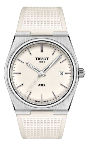 Reloj Tissot Prx Resina Blanco
