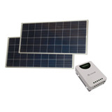Kit Solar Motorhome (2 Paneles 160w + Regulador Mppt 40a) Color Azul Oscuro Voltaje Máximo Del Sistema 24v