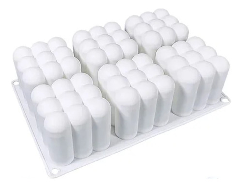 Molde De Silicona Cubo Burbuja Para Velas Reposteria Resina