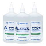 3 Álcool Isopropílico 99,8% Pci Eletrônicos Circuitos 500ml