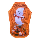 Roupas Cães Cachorro - Macho - Halloween Fantasma Boo - Pet