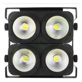 Brut Led 400w 4x100w Branco Quente E Frio Dmx Strobo Cob 