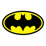 Sticker Adhesivo Batman 2 Colores 8cm X 10cm