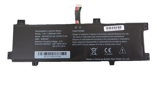 Bateria Medion Akoya 40064487 Mlp4372121-2s 7.4v 5000mah 37w