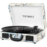 Tornamesa Bluetooth Bocinas Maletin Vintage Tocadiscos Vinyl