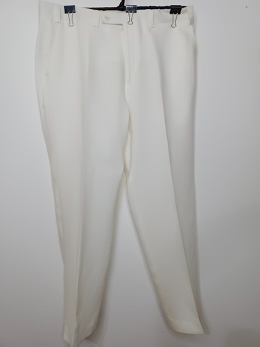  Pantalón Calvin Klein (lino)  Talla 38   Blanco