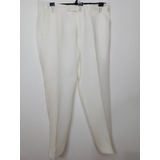  Pantalón Calvin Klein (lino)  Talla 38   Blanco