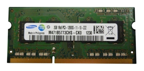 2 Gb Ddr3 Pc3-12800 1600mhz Memoria Para Laptop